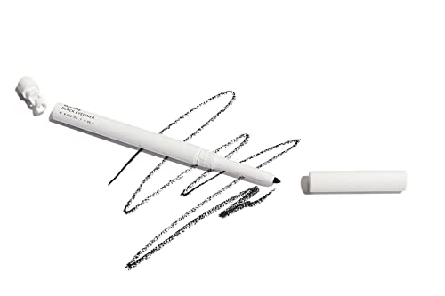 Black Retractable Eyeliner Pencil - Long Lasting 16-Hour Wear, Vegan, Smudge-Proof