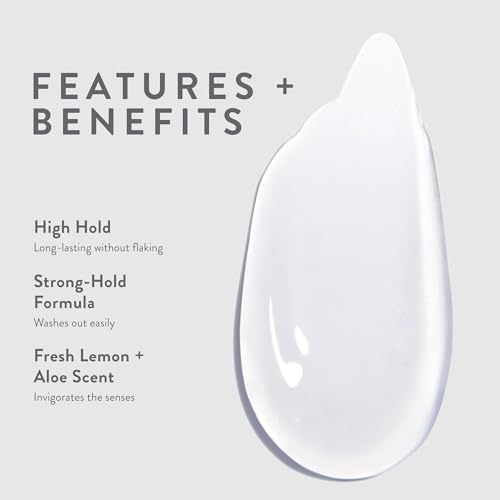 Strong Hold Hair Gel - Medium Shine, Long-Lasting, For All Hair Types 5.1 fl oz