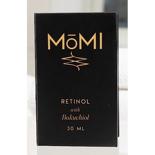 M?MI Retinol with Bakuchiol Serum, 1 oz, Anti-aging. For sensitive skin. Reduces fine lines and wrinkles. Contains, Retinol GS50, HA, and Bakuchiol