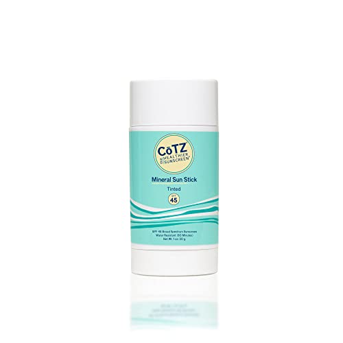 Mineral Sunscreen Stick SPF 45 with Zinc Oxide - Water Resistant, Sheer Finish, 1 oz - Variation of THIS listing