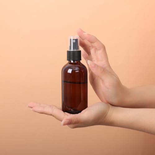 Starside 24-Pack 4oz Amber Glass Spray Bottles with Fine Mist Sprayer - Variation L