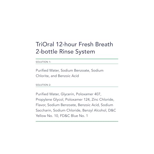 12-Hour Fresh Breath Mouthwash System Mint 2-Bottle Set - Adult Oral Care