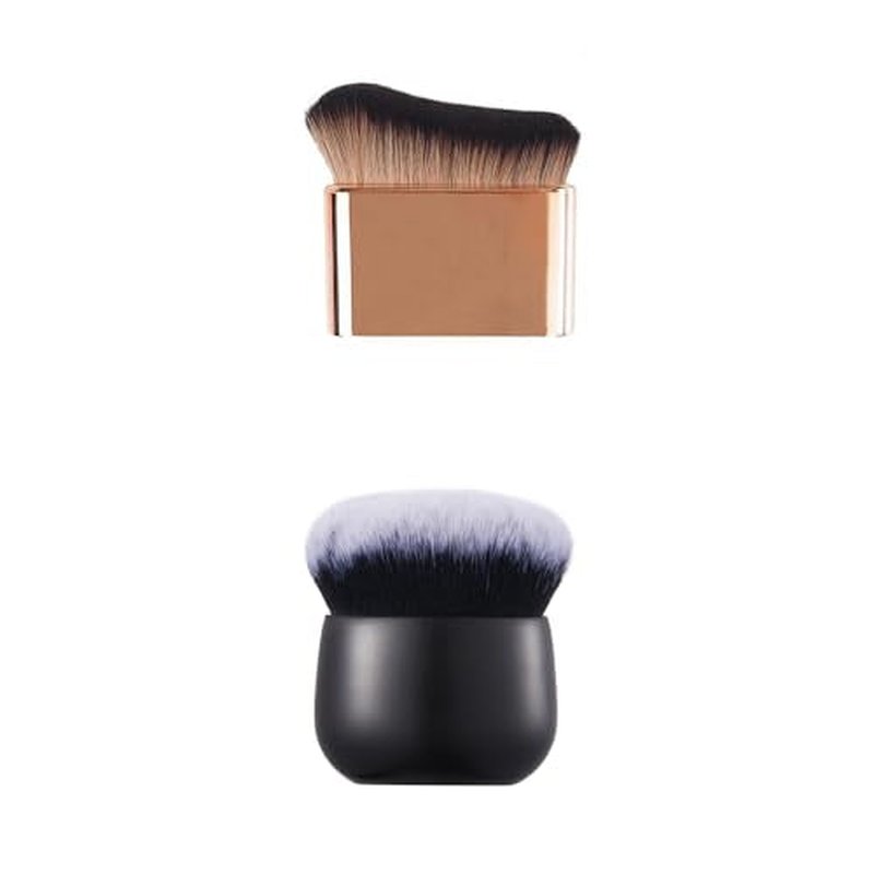 COSHINE Rose Gold Big Self Tanning Blend Brush, COSHINE Oval Foundation Makeup Blender, Kabuki Brush For Face or Body Makeup