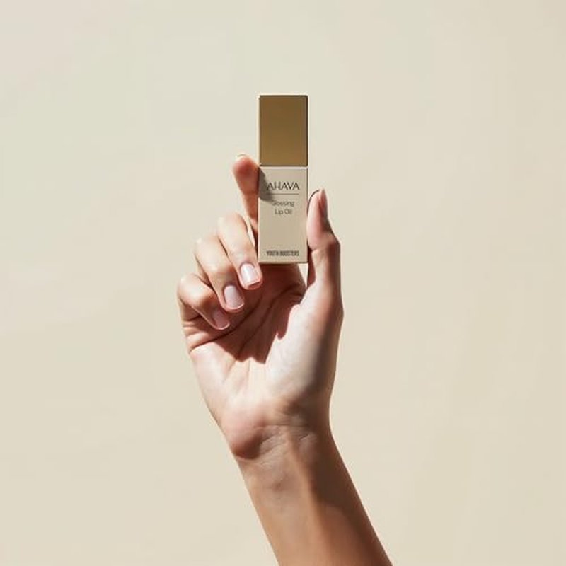 Ahava Glossing Lip Oil 6ml ? Hydrating & Nourishing Lip Treatment with Dead Sea Minerals, Jojoba Oil & Date Extract ? Protects Against Dryness & Delivers Glossy, Non-Sticky Finish