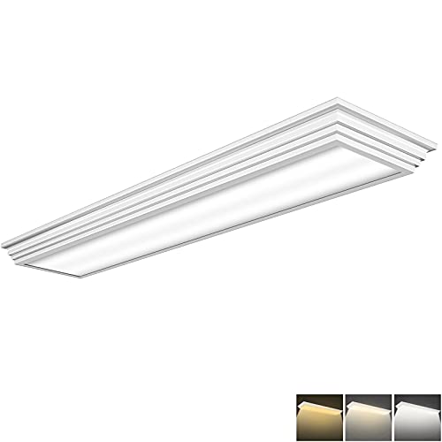 FAITHSAIL 4FT Dimmable LED Wraparound Light 3 Color Temp 50W 5500LM, 1 Pack