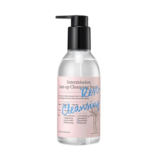 INTERMISSION Rest-Up Cleansing Serum 7.43 fl oz ? Gentle Serum Cleanser for Face, Mild Daily Cleanser with Centella & Panthenol, Non-Stripping Facial Wash for Sensitive Skin, AM & PM Use