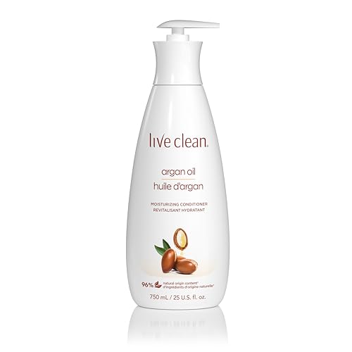Live Clean Argan Oil Conditioner - 750 ML Hydrating Hair Care