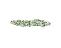 Faship Peridot Green Floral Hair Barrette Clip Small Bridal Hair Jewelry