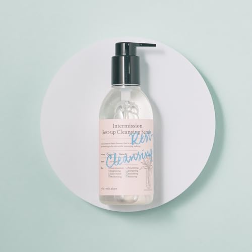INTERMISSION Rest-Up Cleansing Serum 7.43 fl oz ? Gentle Serum Cleanser for Face, Mild Daily Cleanser with Centella & Panthenol, Non-Stripping Facial Wash for Sensitive Skin, AM & PM Use