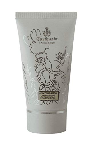Carthusia Mediterraneo Hand Cream 75ml - Moisturizing Hand Care with Shea & Vitamin E