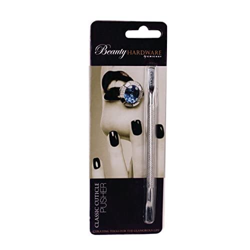 Cricket Beauty Hardware Classic Cuticle Pusher for Pushing back Cuticles on Hands And Feet for Salon or Home, Professional Stainless Steel