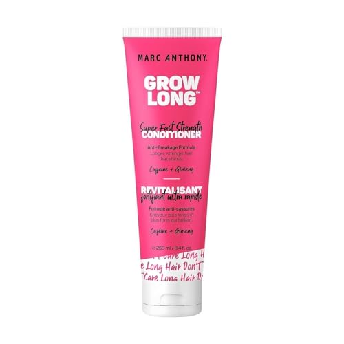 Marc Anthony Grow Long Scalp & Hair Serum and 8.4 fl oz Anti-Breakage Strengthening Conditioner for Longer, Healthier Hair
