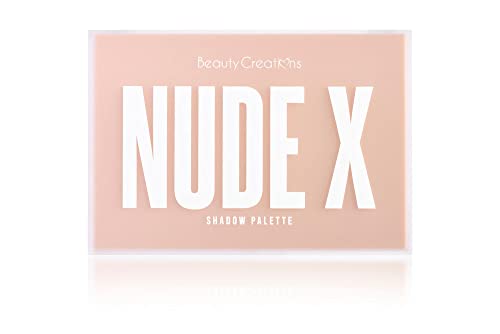 NUDEX Eyeshadow Palette with 15 Nude Shimmer and Matte Colors - Built-in Mirror - Travel Friendly - Variation: NUDEX Shadow Palette