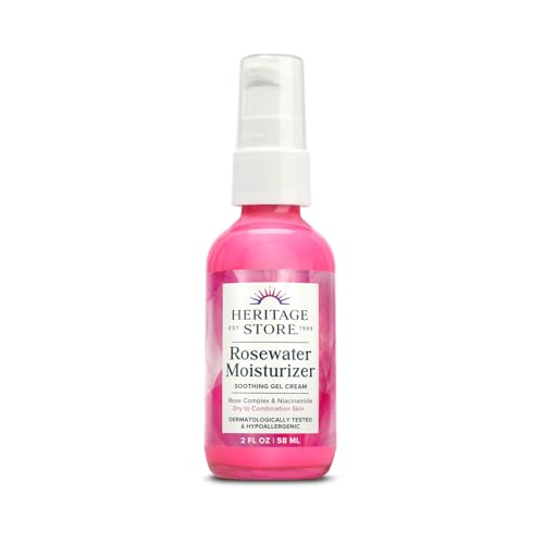 Heritage Store Rosewater Face Moisturizer 2 fl oz - Hydrating Natural Skin Care
