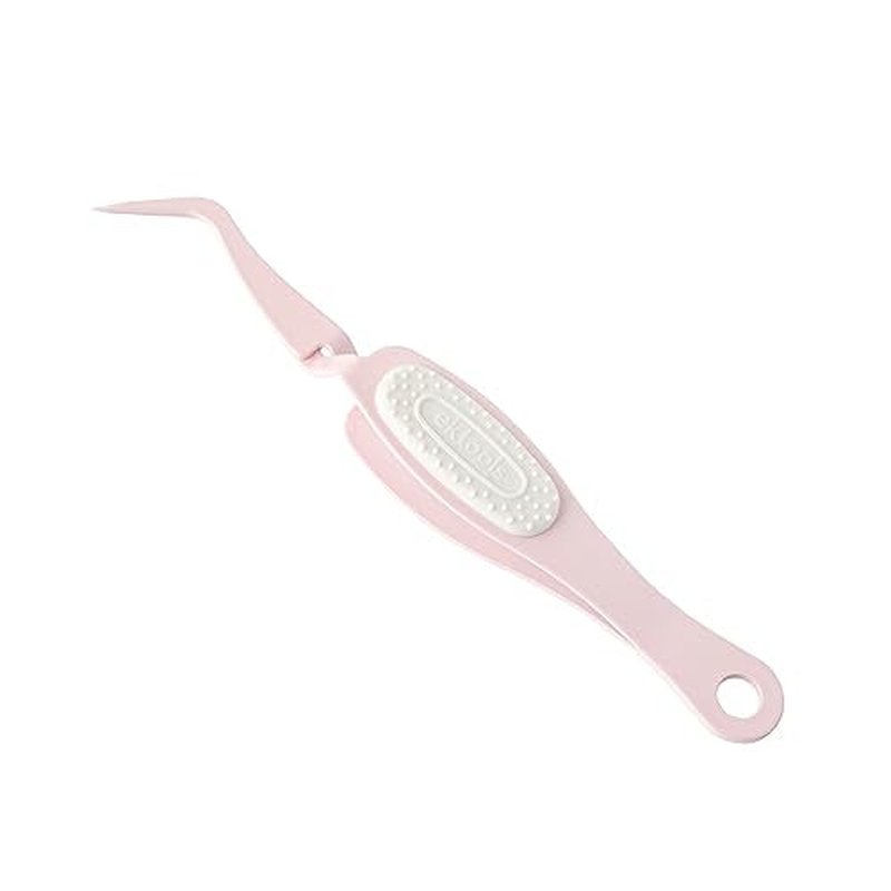 EK Tools Pink Crafting Tweezers, Precision Tip with Protective Cover, Essential Craft Supplies for Projects and Jewelry Making