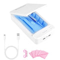 500ML Nail Tool Sterilizer Box with Blue Light Portable USB Multi-Functional Manicure Sanitizer