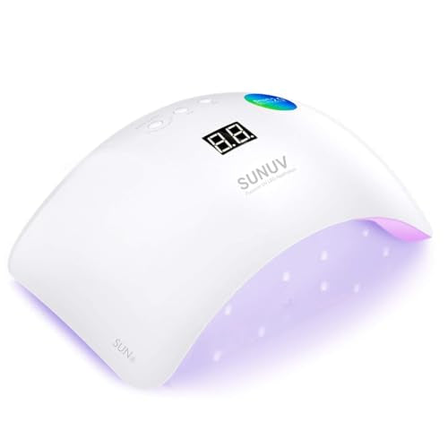 UV LED Nail Lamp for Gel Polish - Auto Sensor, Pink SUNUV SUN8