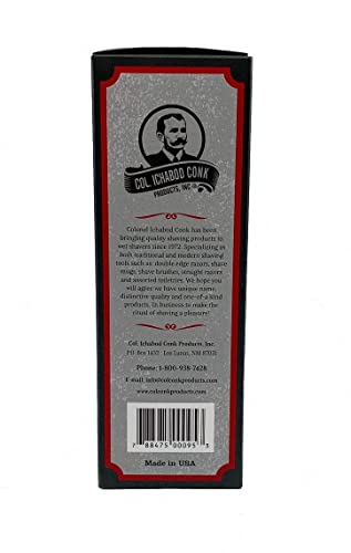Colonel Ichabod Conk Bay Rum After Shave Cologne 4 Fl Oz Glass Bottle - Pack of 1