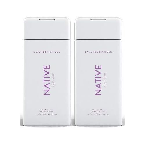 TKK Native Body Wash - Lavender & Rose 11.5 oz (340ml) - 2-PACK