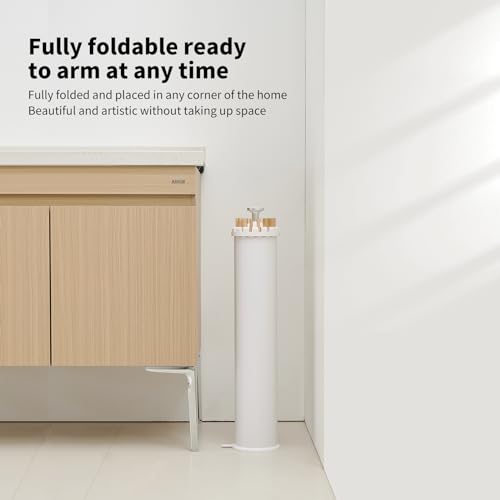 Wooden Foldable Clothes Drying Rack Tripod with 16 Rods - Standing Version