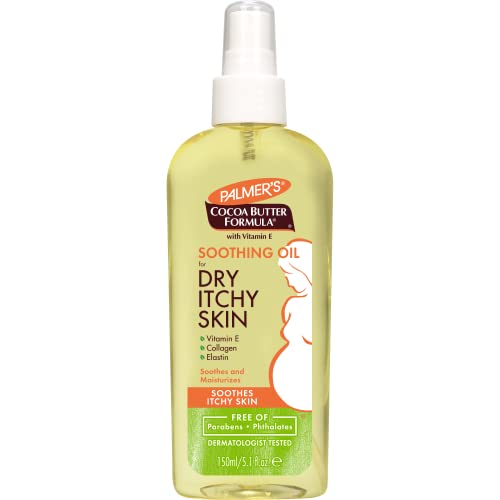 Palmer's Cocoa Butter Formula Massage Lotion For Stretch Marks, Pregnancy Skin Care & Cocoa Butter Formula Soothing Oil with Vitamin E, Dry, Itchy Skin Relief
