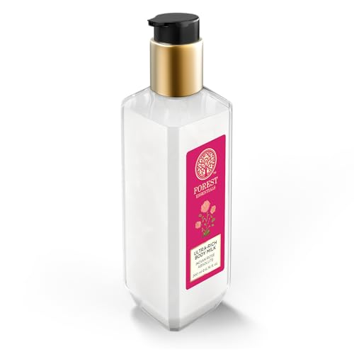 Forest Essentials Indian Rose Absolute Body Lotion 200ml - Ultra Rich Moisturizer for Smooth Skin