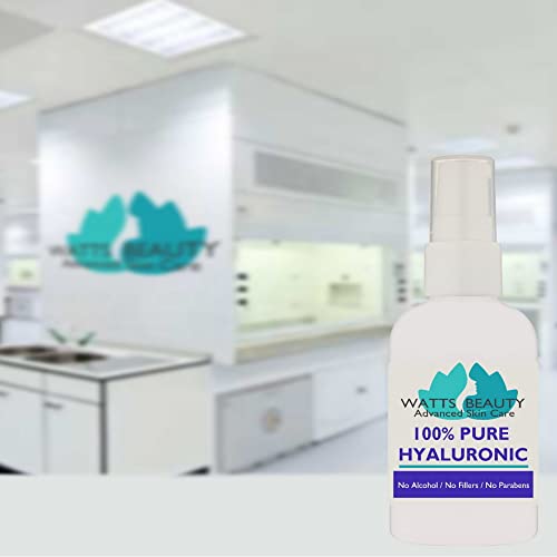 Pure Hyaluronic Acid Face Serum 8 oz - Ultra Hydrating Booster with Pump