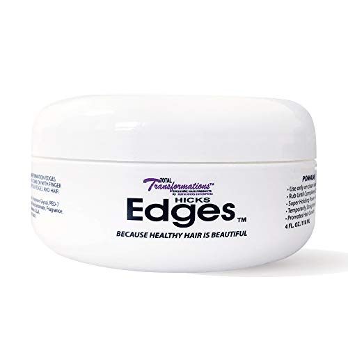 Hicks Total Transformations Edges Pomade 4oz - Hair Styling Product 2-Pack