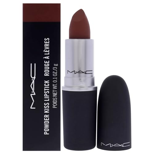 MAC Powder Kiss Lipstick Marrakesh - Brown Lipstick 0.1 oz with Variation