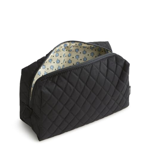 Vera Bradley Women's Premium Cotton Medium Cosmetic Bag - Moonless Night