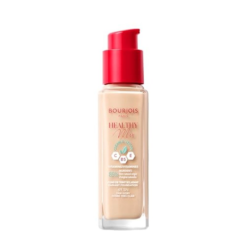Bourjois Healthy Mix Clean & Vegan Foundation - 49.5N Fair Ivory