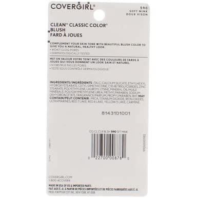 CoverGirl Classic Color Blush Soft Mink 0.3 oz Pack of 3 - Lightweight, Blendable Powder Makeup