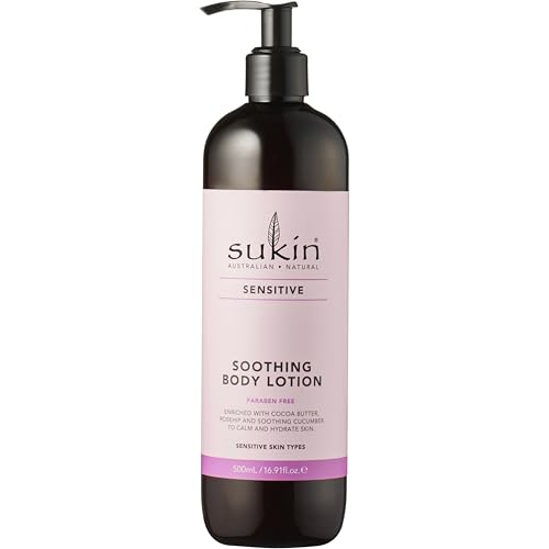 Sukin Sensitive Skin Body Lotion - Hydrating Natural Moisturizer 16.9 oz