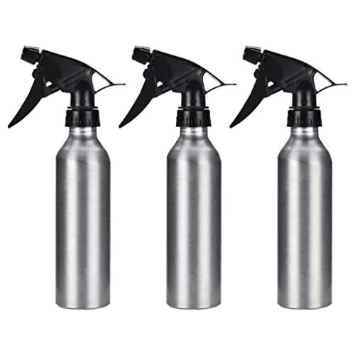 Sandhill Tools 3 Pack Aluminum Empty Spray Bottles with Trigger sprayer 250 ml