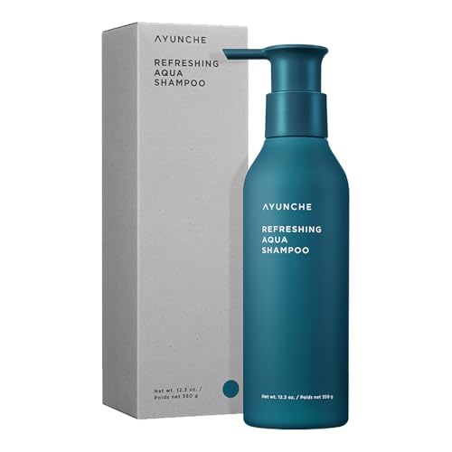 Refreshing Scalp Shampoo for Oily Hair - Cooling & Purifying 11.8oz - Anti-Dandruff, Salon Quality