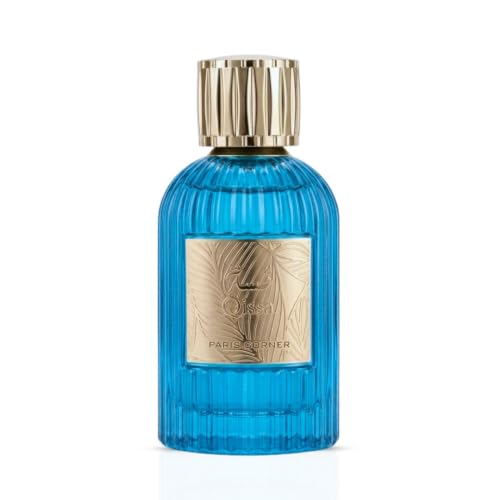 Paris Corner Qissa Blue Eau de Parfum Spray 100ml - Bold Citrus-Woody Scent