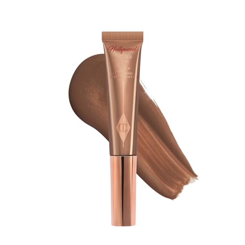 Charlotte Tilbury Hollywood Liquid Contour Wand - Easy-to-Use Contour Stick & Liquid Bronzer for Sculpting & Shaping - Leaves a Natural-Looking Sculpted Finish