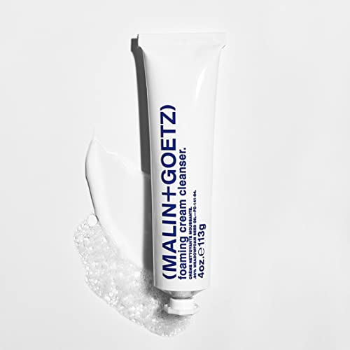 MALIN+GOETZ Foaming Cream Cleanser - Gentle Daily Face Wash, 4 oz