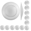 Lunabode 7.5 Inch Dimmable LED Disc Light Fixtures 5CCT White - 12 Pack