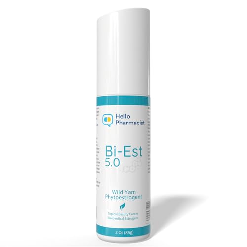 BiEst 5.0 Hormone Cream with Hyaluronic Acid – Soothing Skin Support, 3 oz