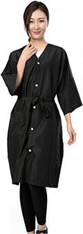 Salon Client Gown Robe Cape with Snap Closures - Kimono Style Hairdressing Smock