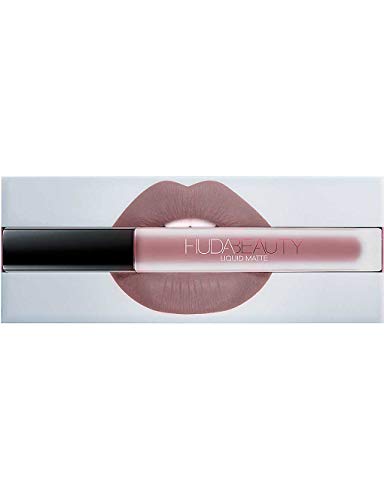 Huda Beauty Liquid Matte Lipstick - Muse, Long-Lasting Hydrating Lip Color