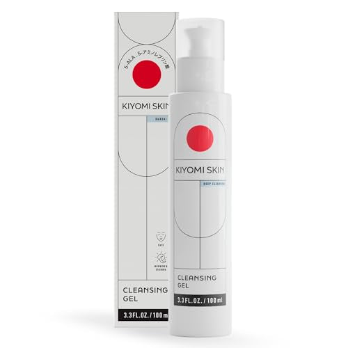 Gentle Facial Cleansing Gel with AHA & Hyaluronic Acid - 3.3 Fl Oz