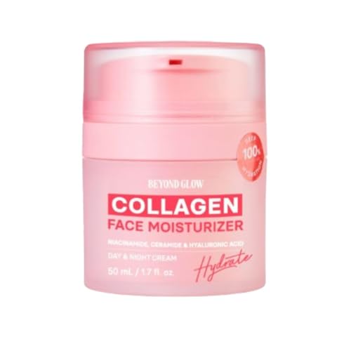 AVON Beyond Glow Collagen and Hyaluronic Acid Facial Moisturizer, Lightweight Daily Face Cream for Soft, Supple, Hydrated Skin
