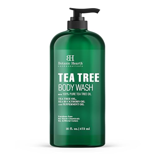 Tea Tree Body Wash & Shampoo Set with Mint & Natural Oils – Fungal & Skin Care