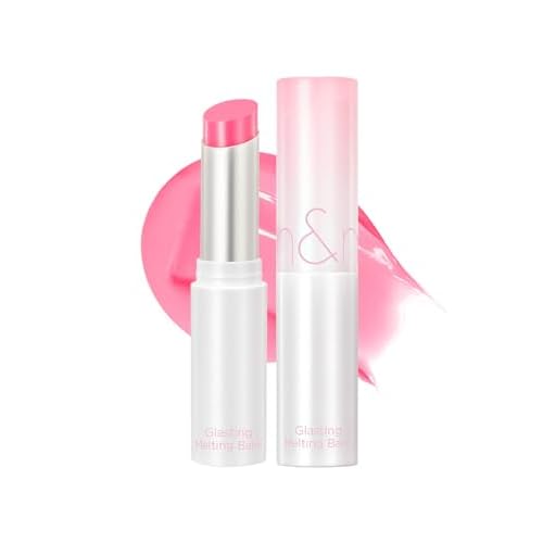 rom&nd GLASTING MELTING BALM #09 PEONIES - K-Beauty Vibrant Pink Lip Tint Balm | Crystal Water-Gloss Shine & Deep Hydration | Non-Sticky, Long-Lasting Stain for Plump, Healthy Lips
