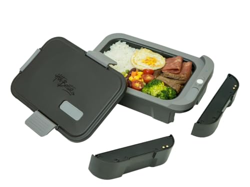 Self Heated Lunch Box with Removable Battery - Portable Food Warmer for Office & Travel