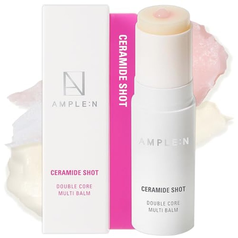 COR?ANA Ceramide Shot Double Core Multi Balm ? High Moisturization Skin Barrier Treatment Multi Usable Balm Stick ? For Face, Neck and Lips ? Wrinkle Care Moisturizing Balm ? Fragrance Free, 0.35oz.