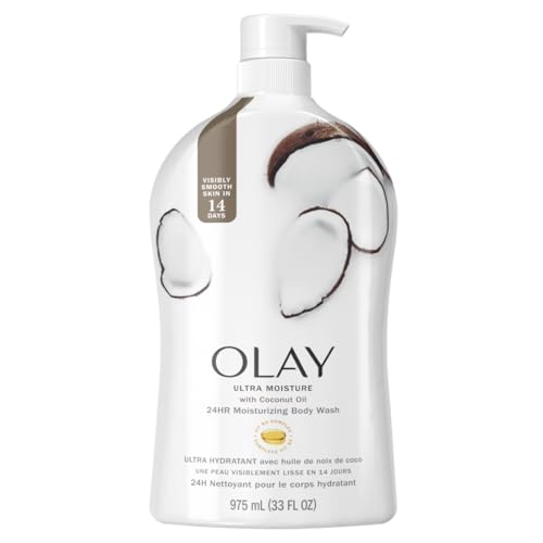 Olay Body Wash for Women Coconut 33 Fl Oz Pack of 4 Normal Variation