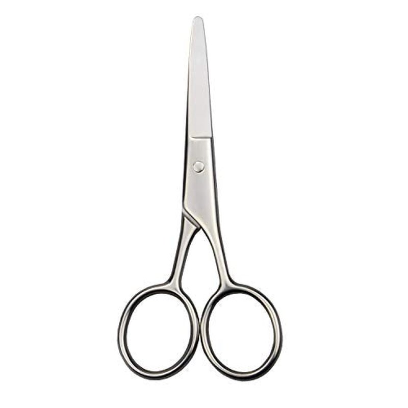 4-Piece Beard Scissors Set, Grooming Scissors, Mustache & Beard Combs, Storage Bag